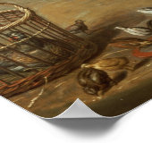 Merrymaking van dorpsbewoners poster (Hoek)