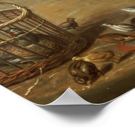 Merrymaking van dorpsbewoners poster (Hoek)