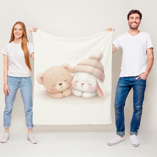 MerryMist Baby Dreams: Winter Blush – Ethereal Nur Fleece Deken