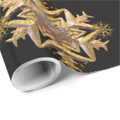 Merrymoore Magical Snowflake Unieke Kerstmis Cadeaupapier (Rol Hoek)