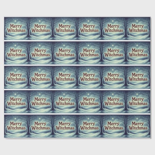 MerryWitchmas Cadeaupapier (Vlak)