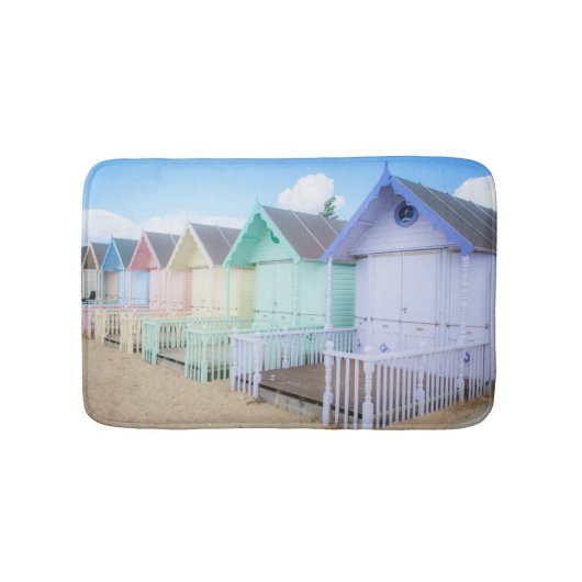 Mersea Island Beach Huts Badmat (Voorkant)