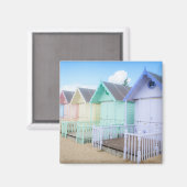 Mersea Island Beach Huts Magneet (Voorkant / Achterkant)