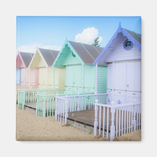 Mersea Island Beach Huts Magneet (Voorkant)