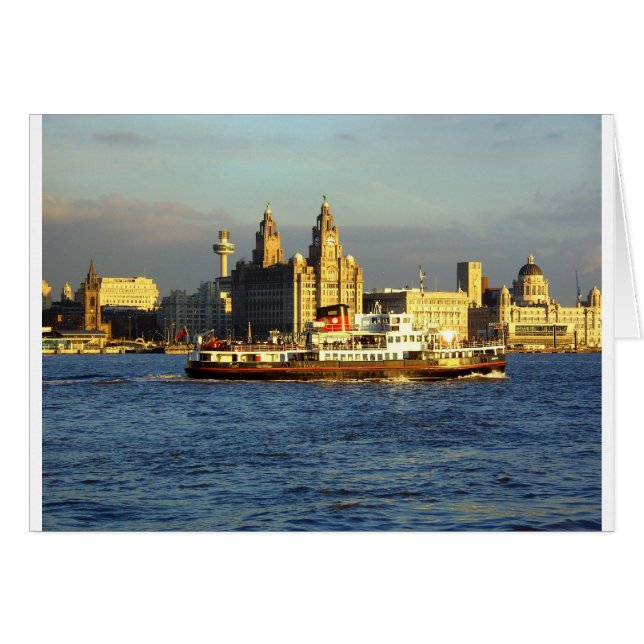 Mersey Ferry & Liverpool Waterfront (Voorkant Horizontaal)