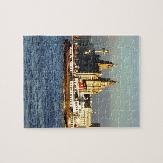Mersey Ferry & Liverpool Waterfront Legpuzzel (Horizontaal)