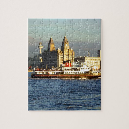 Mersey Ferry & Liverpool Waterfront Legpuzzel (Verticaal)