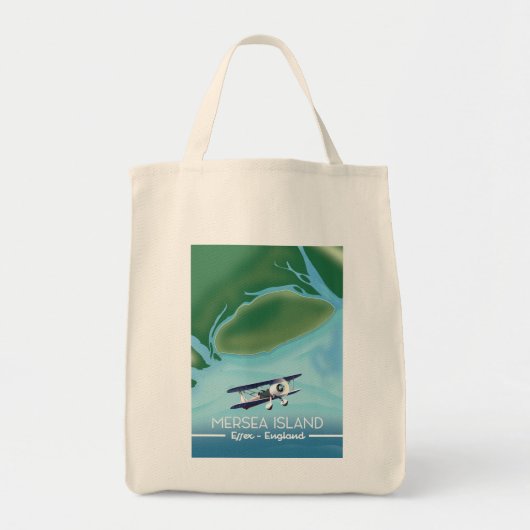 Mersia Island, Essex- reisposter Tote Bag (Voorkant)