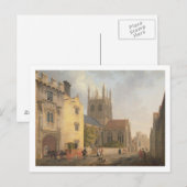 Merton College, Oxford, 1771 (olie op doek) Briefkaart (Voorkant / Achterkant)