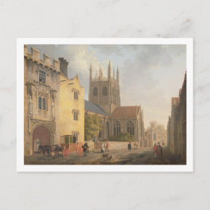Merton College, Oxford, 1771 (olie op doek) Briefkaart
