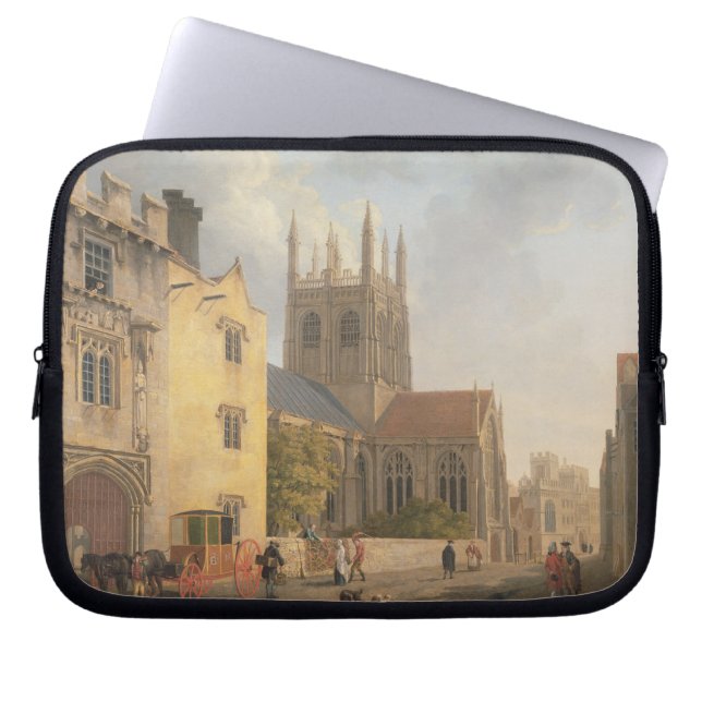 Merton College, Oxford, 1771 (olie op doek) Laptop Sleeve (Voorkant)