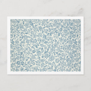 Merton, ontwerp voor behangpapier briefkaart