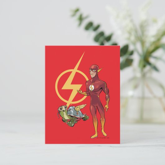 Merton & The Flash Briefkaart (Staand voorkant)
