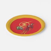 Merton & The Flash Papieren Bordje (Gekanteld)