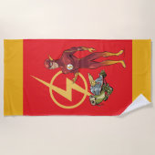 Merton & The Flash Strandlaken (Voorkant)