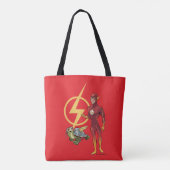 Merton & The Flash Tote Bag (Achterkant)