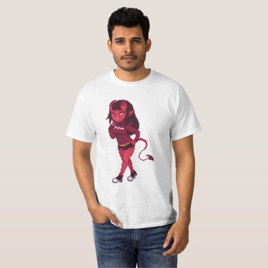 Meru the succubus anime t-shirt (Voorkant volledig)