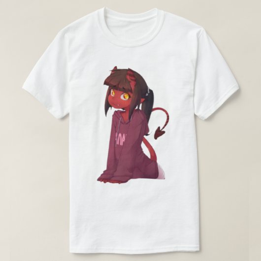 Meru The Succubus girly trendy T-shirt (Design voorkant)