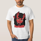 Meru the succubus retro t-shirt (Voorkant)