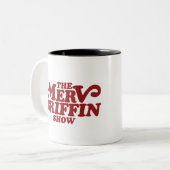 Merv Griffin Show Merchandise Tweekleurige Koffiemok (Voorkant links)