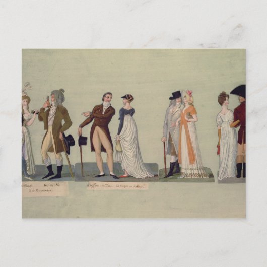 Merveilleuse... onkroesbaar, promenading briefkaart (Voorkant)