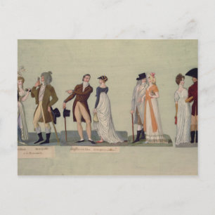 Merveilleuse... onkroesbaar, promenading briefkaart