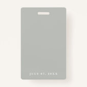 MERVERICK Race Car Birthday Party Pit CreIP Pass Badge (Achterkant)