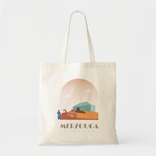Merzouga City morocco Skyline Tote Bag (Voorkant)