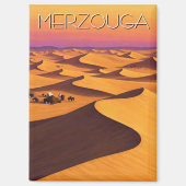 Merzouga Marokko Desert Travel Magneet (Voorkant)