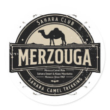Merzouga Sahara Kameelrit Vintage Badge | Retro M