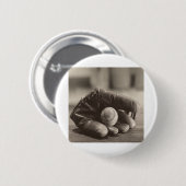 MES01BWD1 Ball in Mitt.tif Ronde Button 5,7 Cm (Voorkant /achterkant)