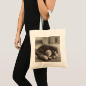 MES01BWD1 Ball in Mitt.tif Tote Bag (Voorkant (product))