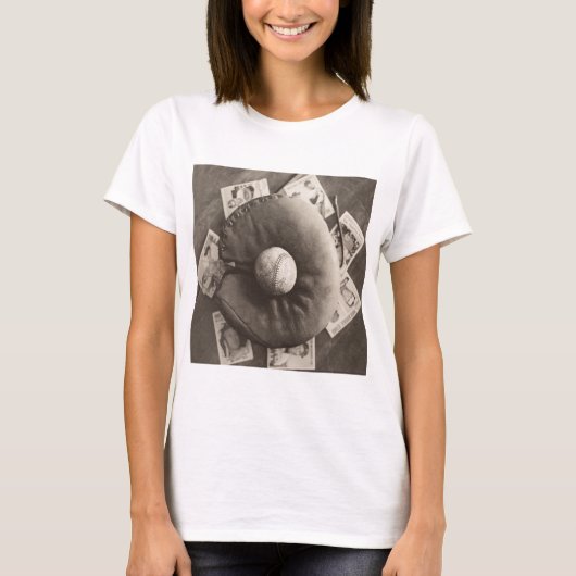 MES01BWD3 Baseball Cards.tif T-shirt (Voorkant)