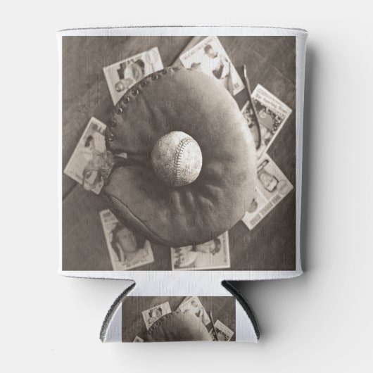 MES01BWD3 Baseball-Kaarten.tif Blikjeskoeler (Voorkant)