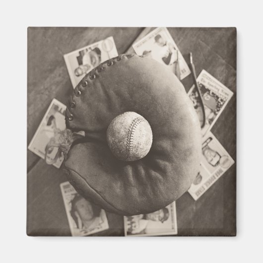 MES01BWD3 Baseball-Kaarten.tif Magneet (Voorkant)