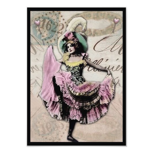 Mes Amis Cancan Dancer 3 Photo Print Foto Afdruk (Voorkant)