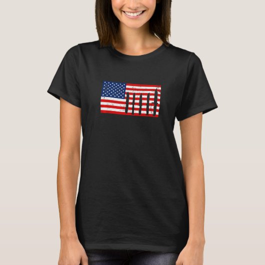 Mes Collector Knives American Flag Co. T-shirt (Voorkant)