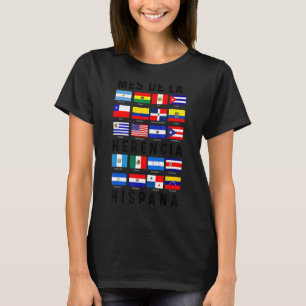 Mes de la Herencia Hispana Camiseta Latino Pride T-shirt