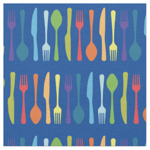 Mes Fork Spoon Kitchen Kutselwerktuigen Stof