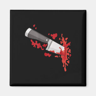 Mes in de CK Halloween moordkostuum mes in Magneet