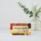 mes | keukengerei | Pasta en groenten Visitekaartje (Staand voorkant)