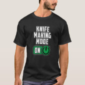 Mes Making Mode Blacksmith Forge Smeden Forger T-shirt (Voorkant)
