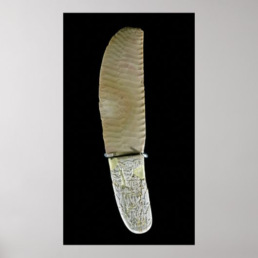 Mes met gevechtscènes poster (Voorkant)