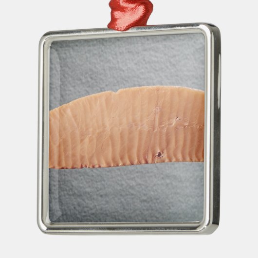 mes metalen ornament (Links)