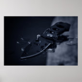 Mes op zwart poster (Voorkant)