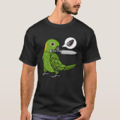 Mes papegaai wil zaden in geel naped Amazon T-shirt (Voorkant)