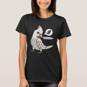 Mes papegaai wil zaden in Goffins kaketoe T-shirt