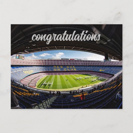 mes que un club briefkaart (Voorkant)