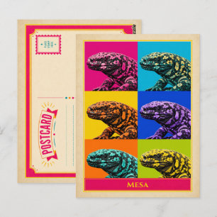 Mesa ansichtkaart Arizona Schorpioen Vintage Briefkaart