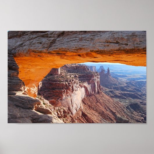 Mesa Arch bij Sunrise, Utah Poster (Voorkant)